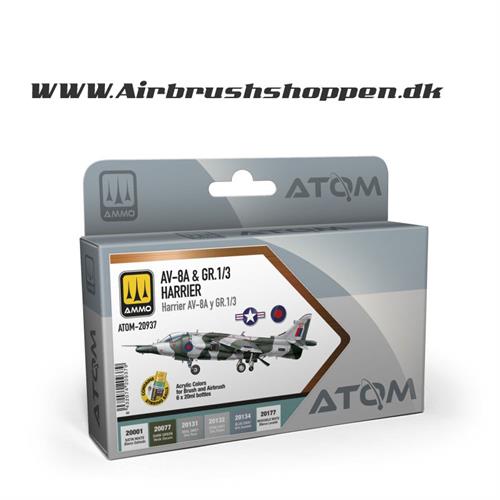 ATOM - 20937 - AV-8A & Gr 1/3 Harrier Set 6 x 20ml